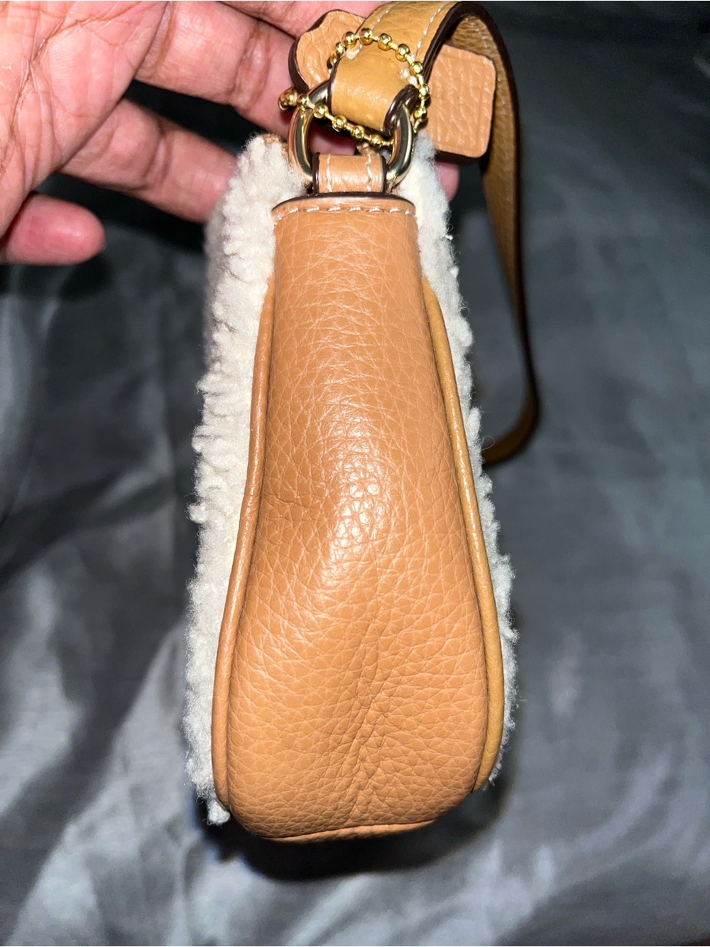 Coach Shearling Purse - Picture 5 of 9